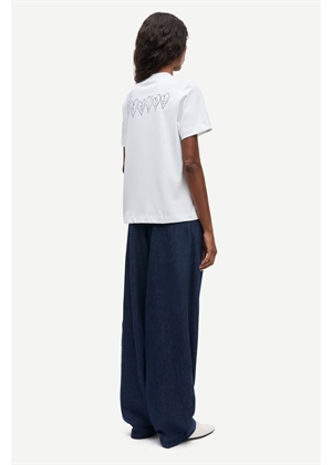 Sacamino ss tee White Scribbles Samsøe